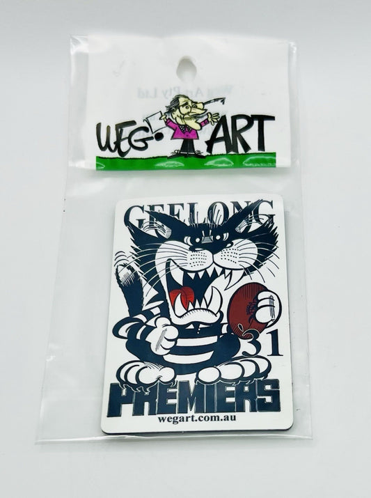 WEG WegArt Premiers Fridge Magnet - Geelong Cats 1931