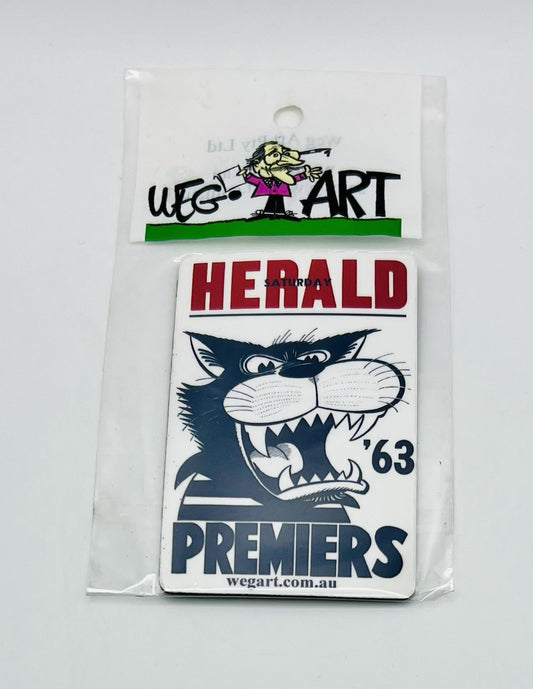 WEG WegArt Premiers Fridge Magnet - Geelong Cats 1963