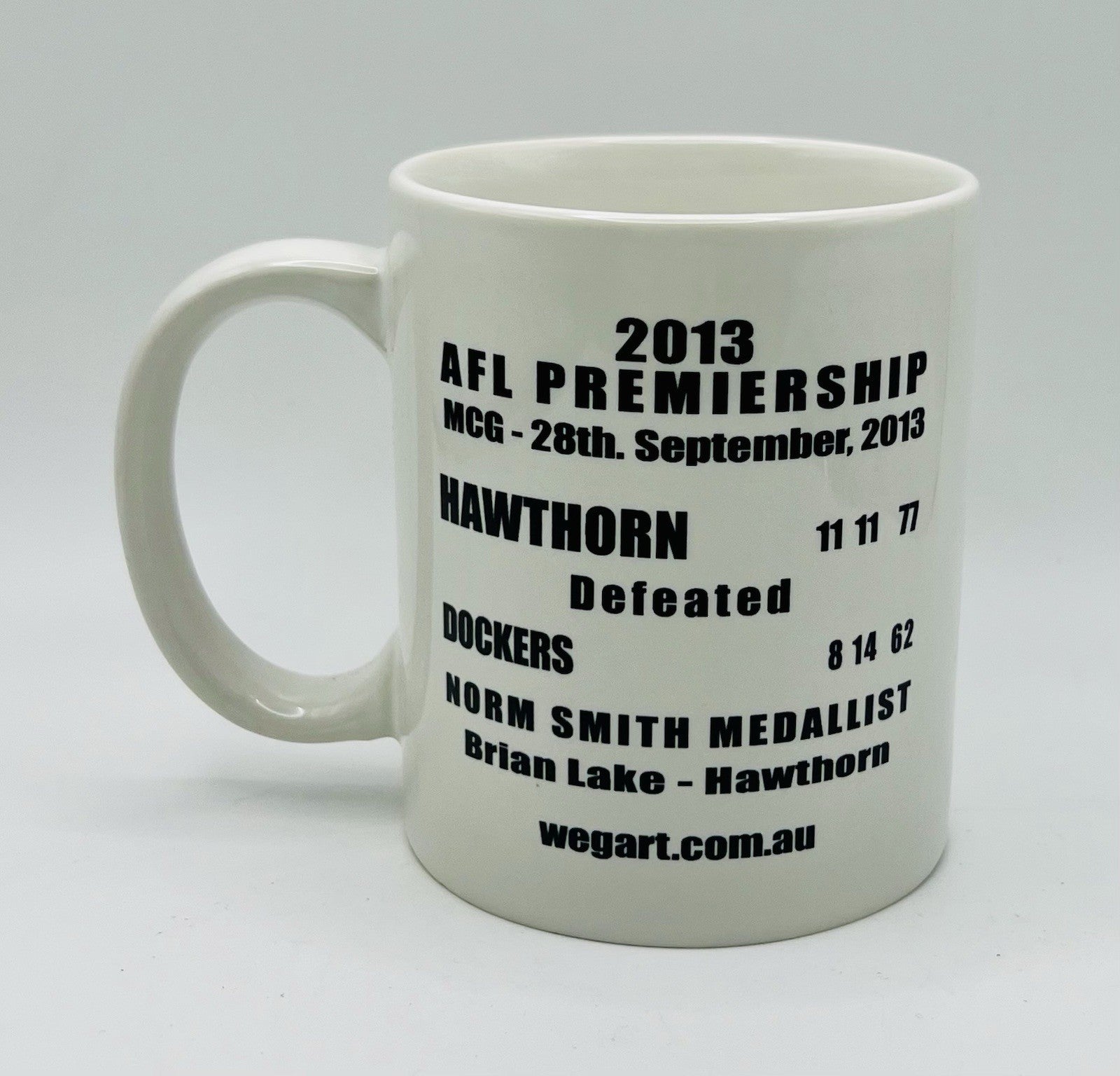 WegArt WEG Premiers Mug  - Hawthorn Hawks 2013