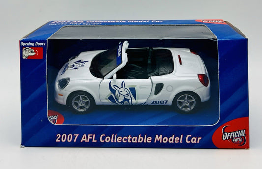 2007 AFL Collectable Model Car Toyota MR2 Spyder North Melbourne Kangaroos