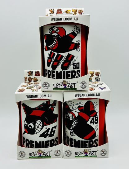 WegArt WEG Premiers Stubby Holder Can Cooler - Essendon Bombers 1924