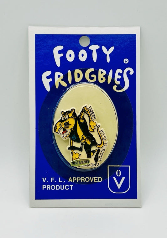 Vintage Retro AFL / VFL Footy Fridgbies fridge magnet - Richmond Tigers