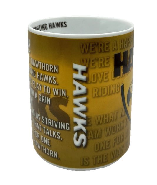 AFL Coffee Mug Hawthorn Hawks Theme Song