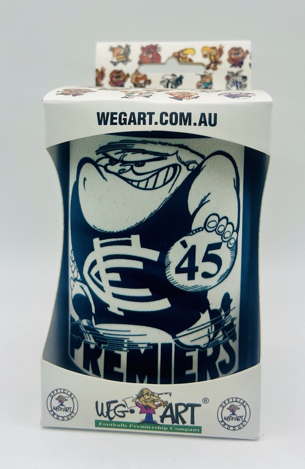 WegArt WEG Premiers Stubby Holder Can Cooler - Carlton Blues 1945