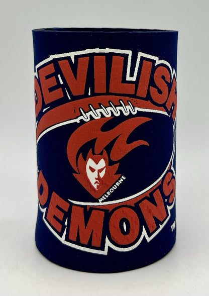 Vintage AFL Stubby Holder/Can Cooler Melbourne Demons Devilish Demons