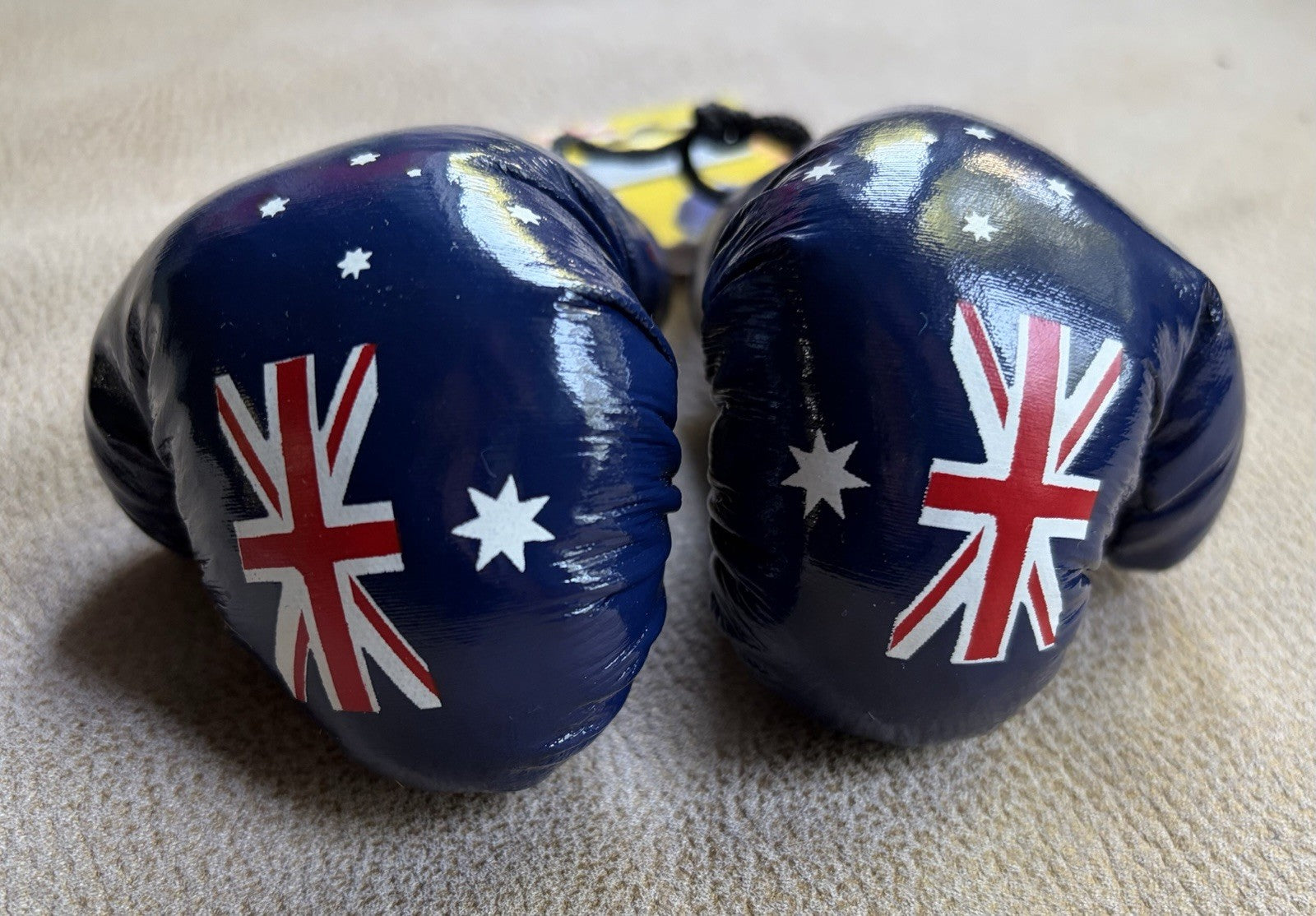 Australian Flag Mini Boxing Gloves Car Mirror Accessory