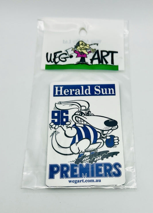 WEG WegArt Premiers Fridge Magnet - North Melbourne Kangaroos 1996