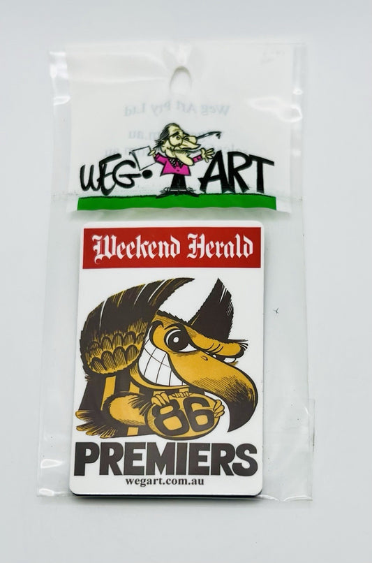 WEG WegArt Premiers Fridge Magnet - Hawthorn Hawks 1986