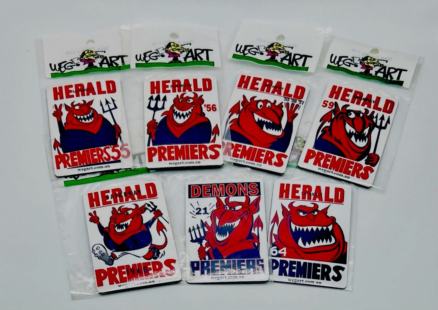 WEG WegArt Fridge Magnet - “Carn The Demons” Melbourne Demons