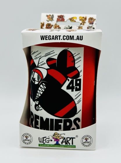 WegArt WEG Premiers Stubby Holder Can Cooler - Essendon Bombers 1949