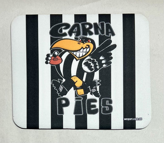 WegArt mouse pad - Collingwood Magpies “Carna Pies”