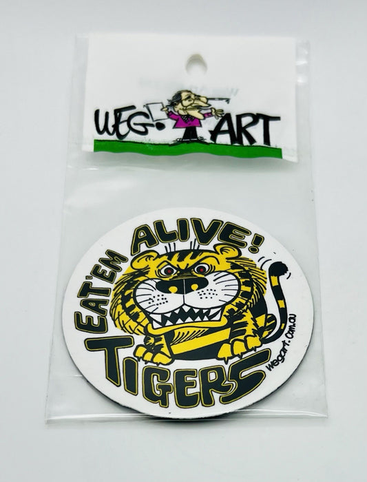 WEG WegArt Fridge Magnet - Richmond Tigers Round Magnet