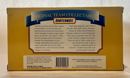 Matchbox AFL Centenary Original Team Collectable Cars Fitzroy Lions 1996