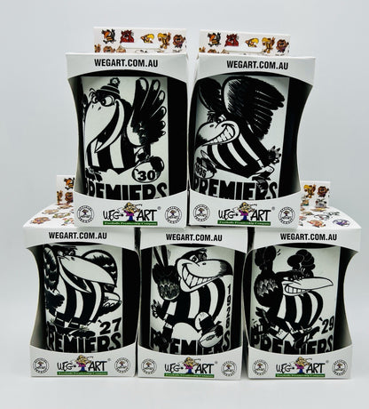 WegArt WEG Premiers Stubby Holder Can Cooler - Collingwood Magpies 1958