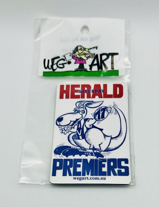 WEG WegArt Premiers Fridge Magnet - North Melbourne Kangaroos 1977
