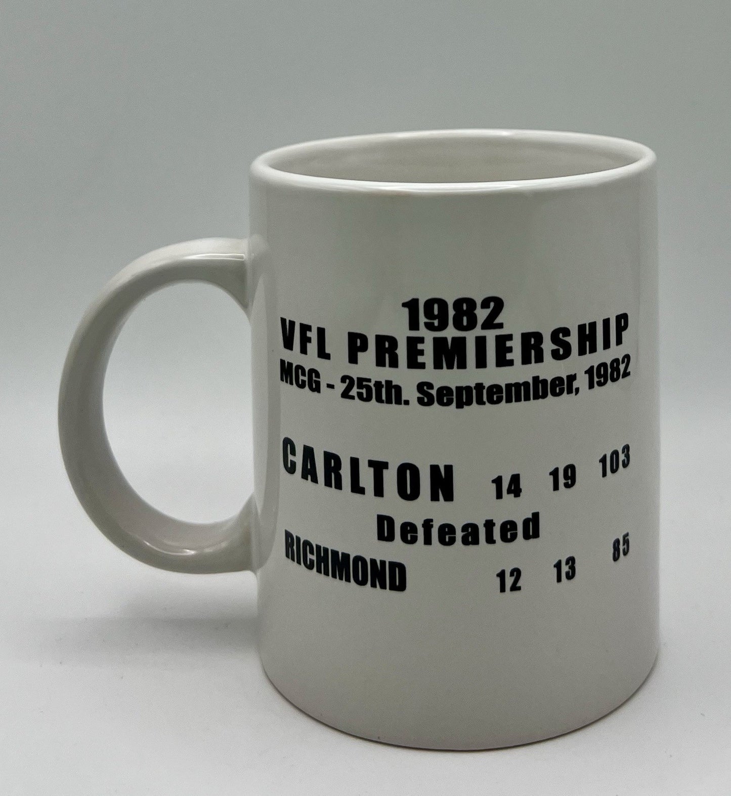 WegArt WEG Premiers Mug  - Carlton Blues 1982