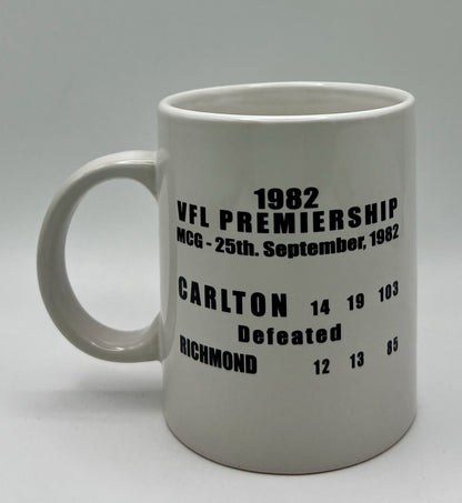 WegArt WEG Premiers Mug  - Carlton Blues 1982