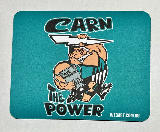 WegArt mouse pad - Port Adelaide Power “Carn The Power”