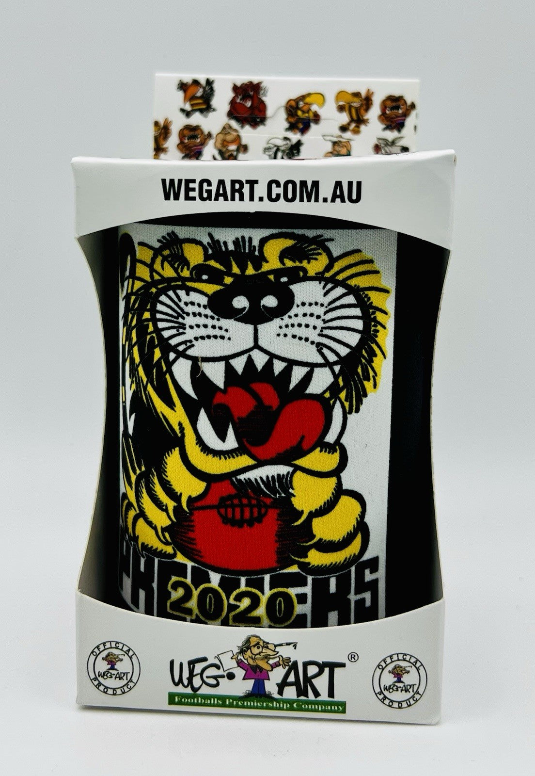 WegArt WEG Premiers Stubby Holder Can Cooler - Richmond Tigers 2020