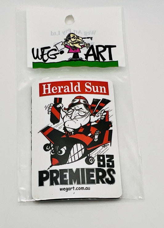 WEG WegArt Premiers Fridge Magnet - Essendon Bombers 1993