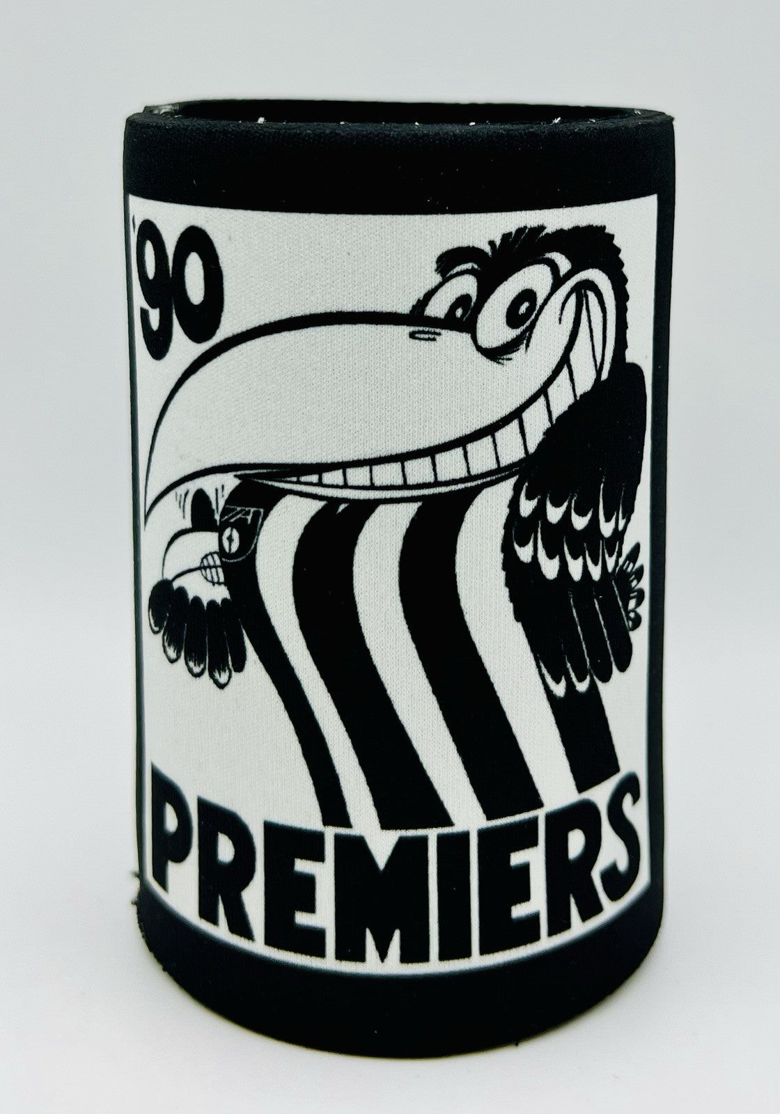 WegArt WEG Premiers Stubby Holder Can Cooler - Collingwood Magpies 1990