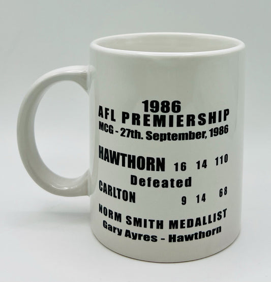 WegArt WEG Premiers Mug  - Hawthorn Hawks 1986