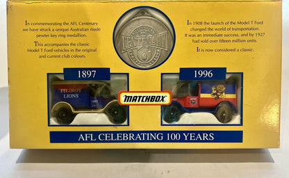 Matchbox AFL Centenary Original Team Collectable Cars Fitzroy Lions 1996