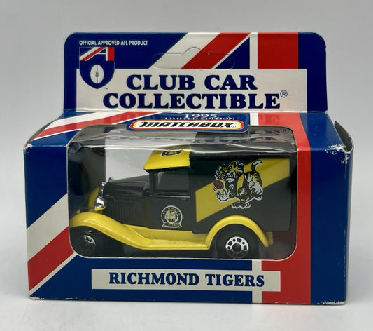 Vintage AFL 1995 Club Car Collectible Ford Model A Van Diecast Richmond Tigers