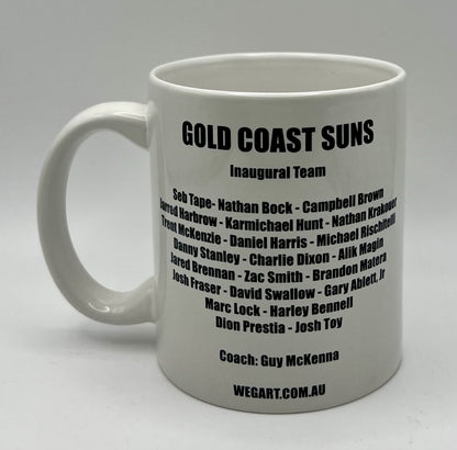WegArt WEG Supporter Mug  - Gold Coast Suns- “Carn The Suns”