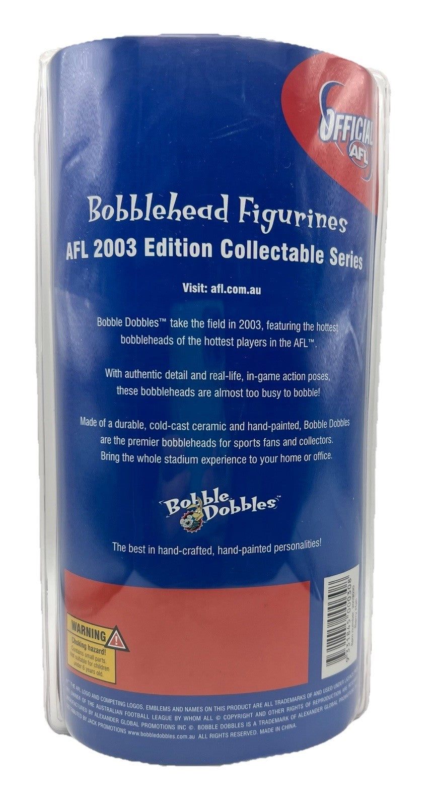 2003 AFL Bobble Dobbles Bobblehead - Sydney Swans Barry Hall