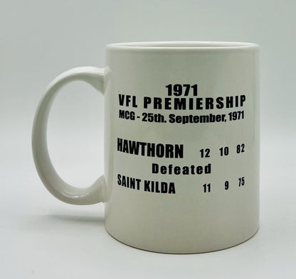 WegArt WEG Premiers Mug  - Hawthorn Hawks 1971