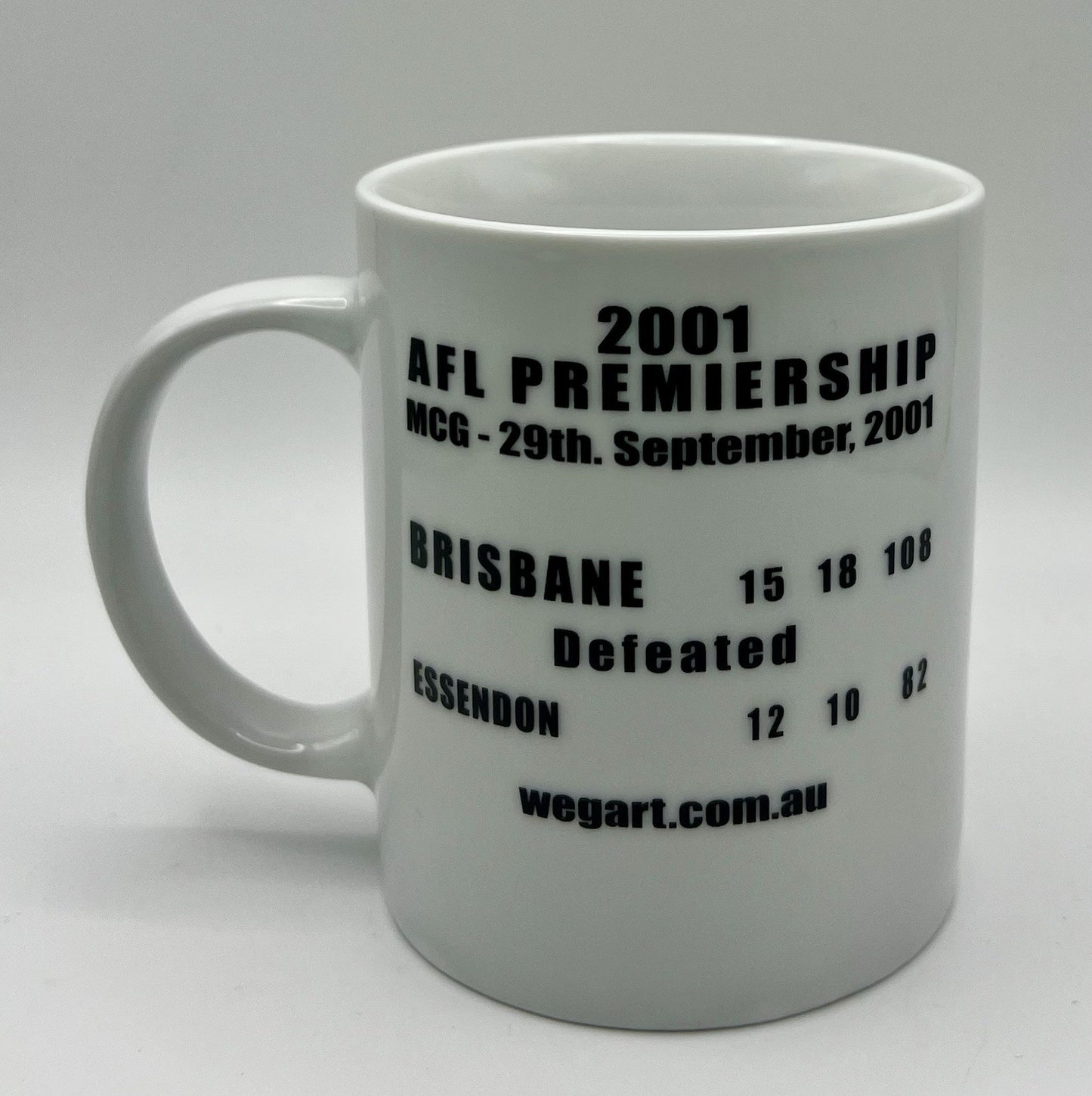 WegArt WEG Premiers Mug  - 2001 Brisbane Lions