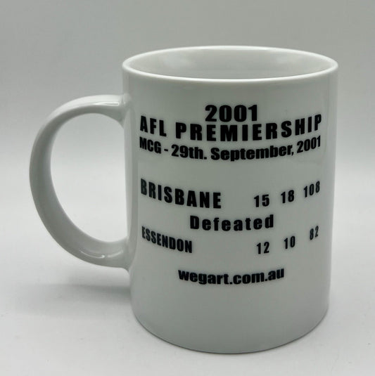 WegArt WEG Premiers Mug  - 2001 Brisbane Lions