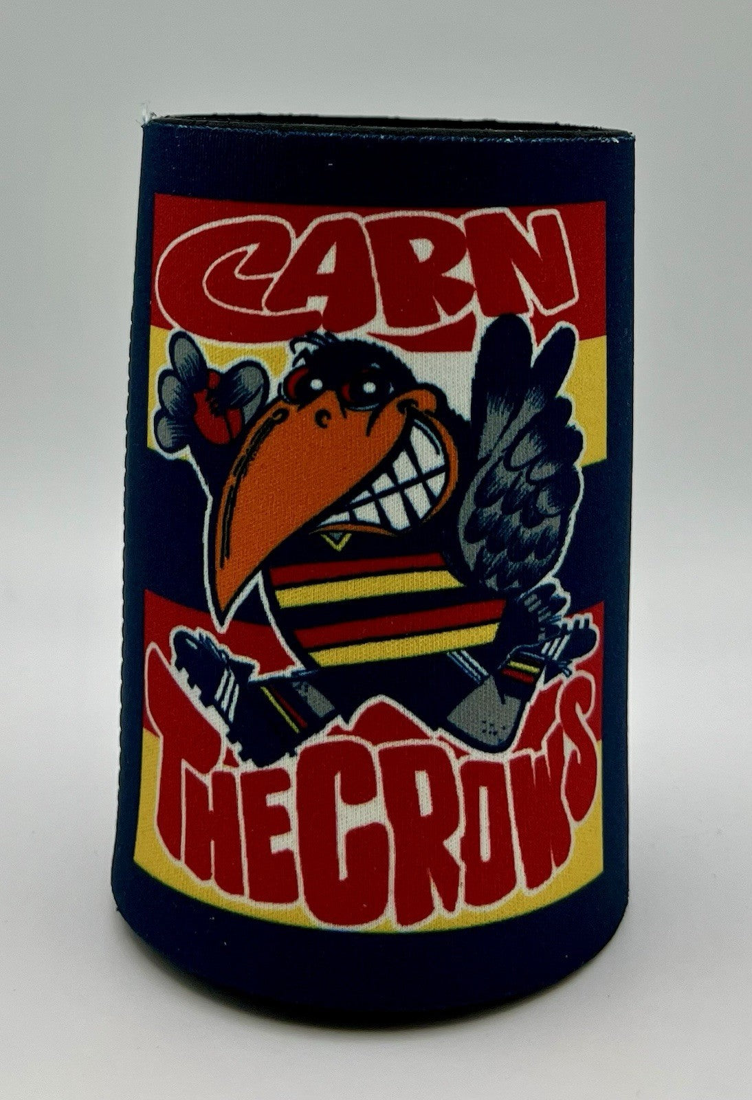 WegArt Stubby Holder Can Cooler - Adelaide Crows “Carn The Crows”