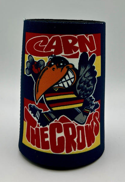 WegArt Stubby Holder Can Cooler - Adelaide Crows “Carn The Crows”