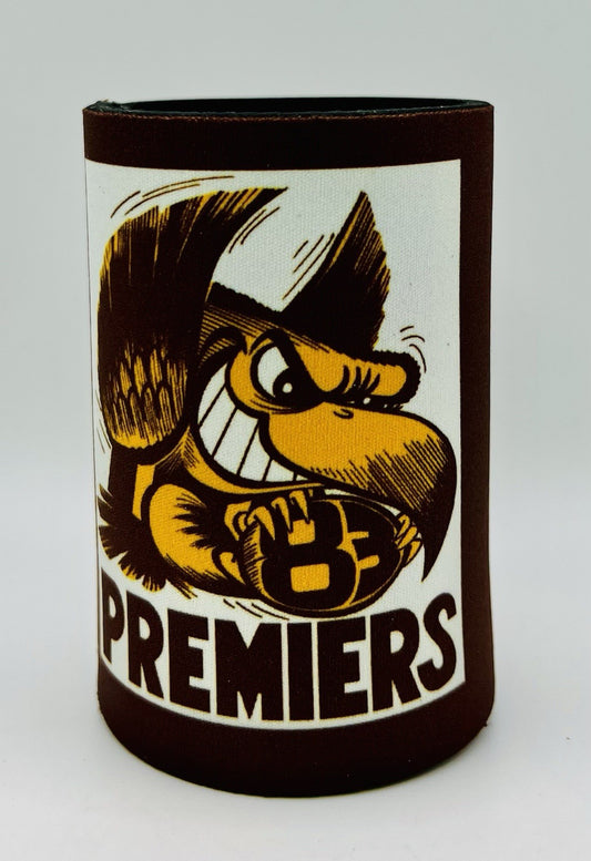 WegArt WEG Premiers Stubby Holder Can Cooler - Hawthorn Hawks 1983
