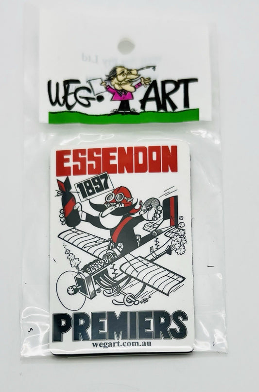 WEG WegArt Premiers Fridge Magnet - Essendon Bombers 1897