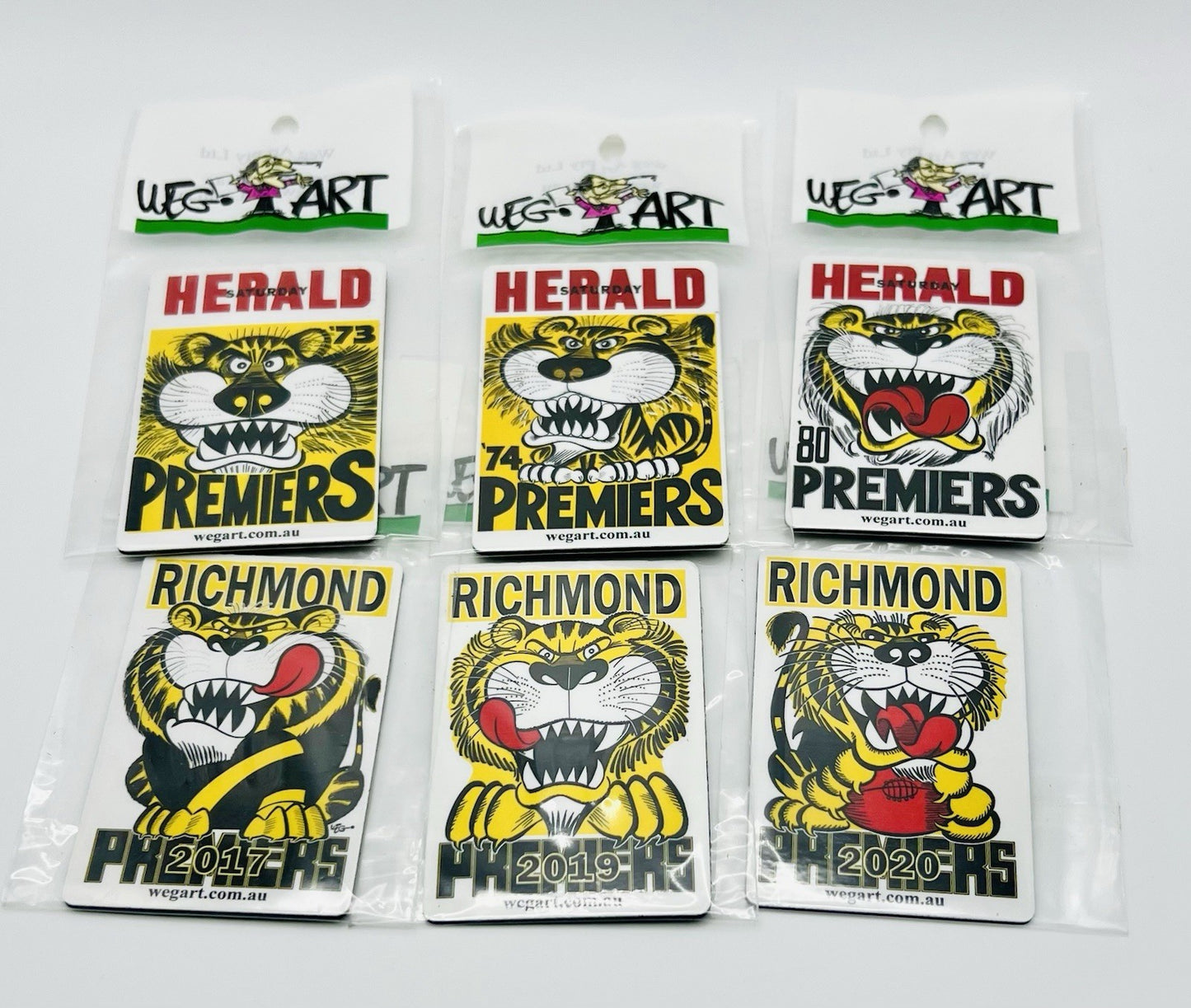 WEG WegArt Fridge Magnet - “Carna Tigers” Richmond Tigers