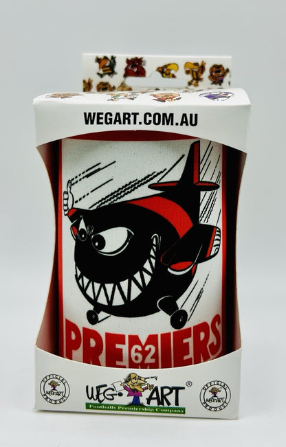 WegArt WEG Premiers Stubby Holder Can Cooler - Essendon Bombers 1962