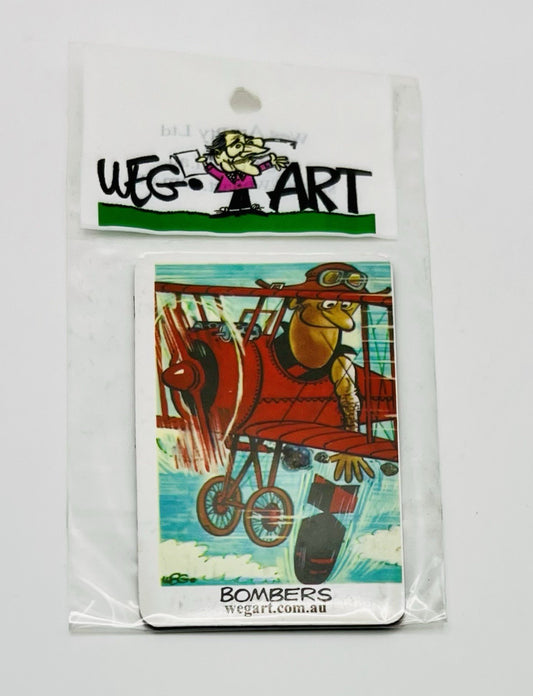 WEG WegArt Fridge Magnet - Essendon Bombers Sunicrust Card Image