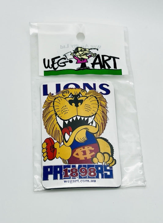 WEG WegArt Premiers Fridge Magnet - Fitzroy Lions 1898