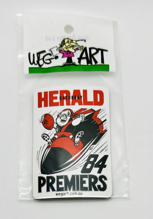 WEG WegArt Premiers Fridge Magnet - Essendon Bombers 1984