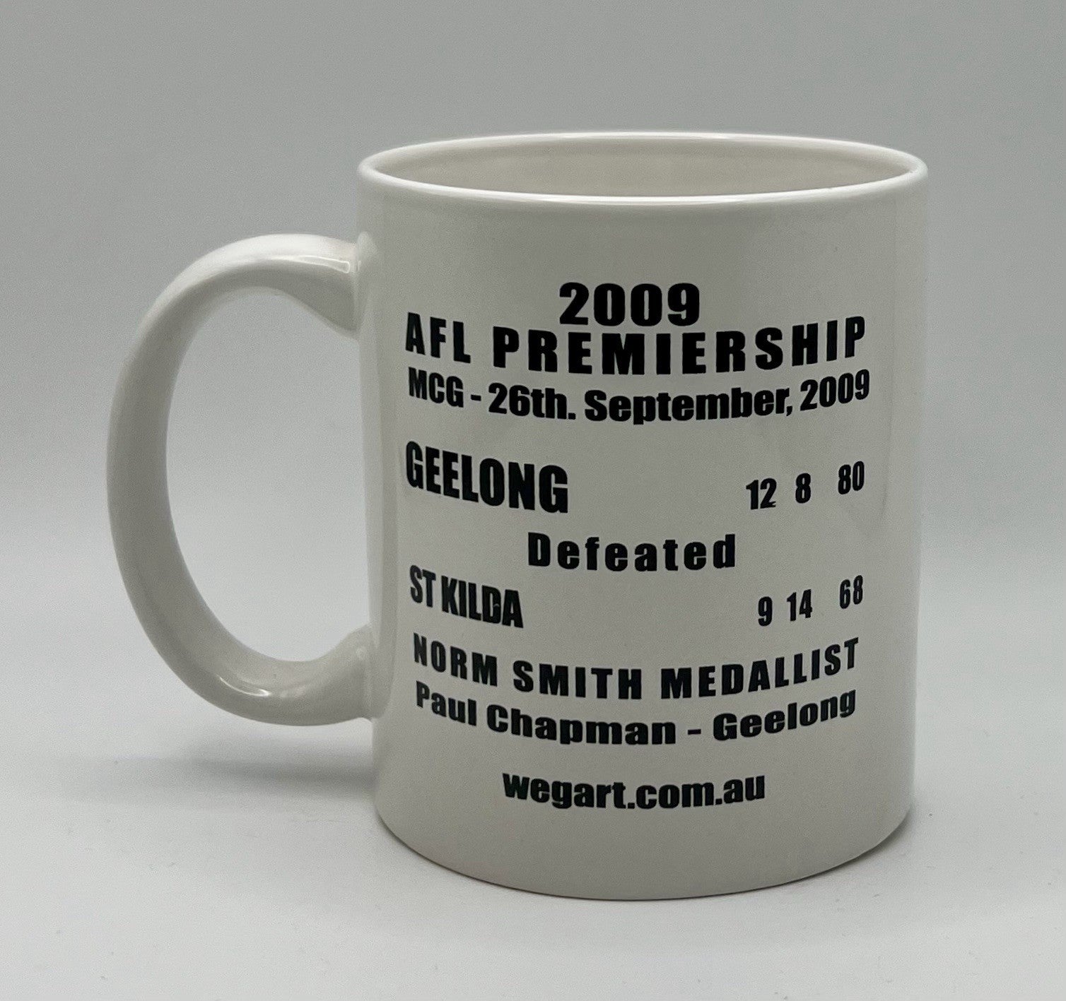 WegArt WEG Premiers Mug  - Geelong Cats 2009