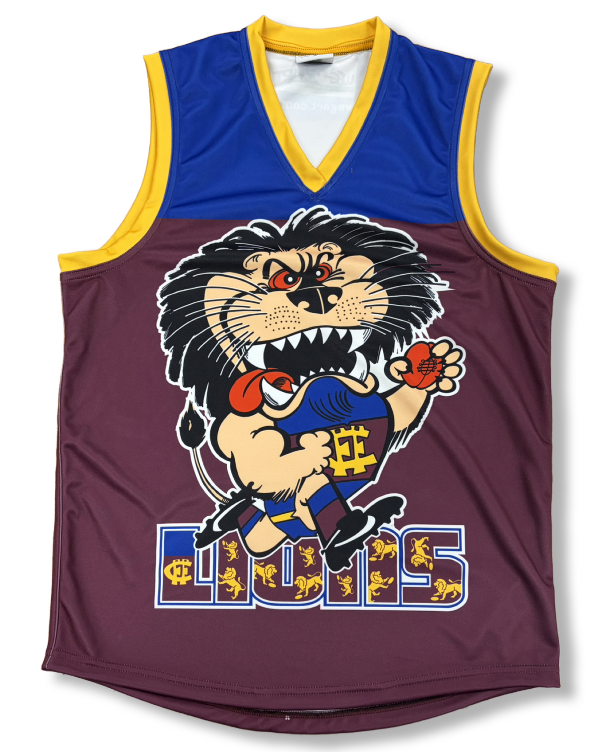 WegArt WEG Football Jumper Brisbane Lions