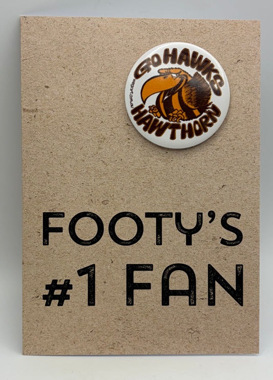 Greeting card- #1 Footy Fan