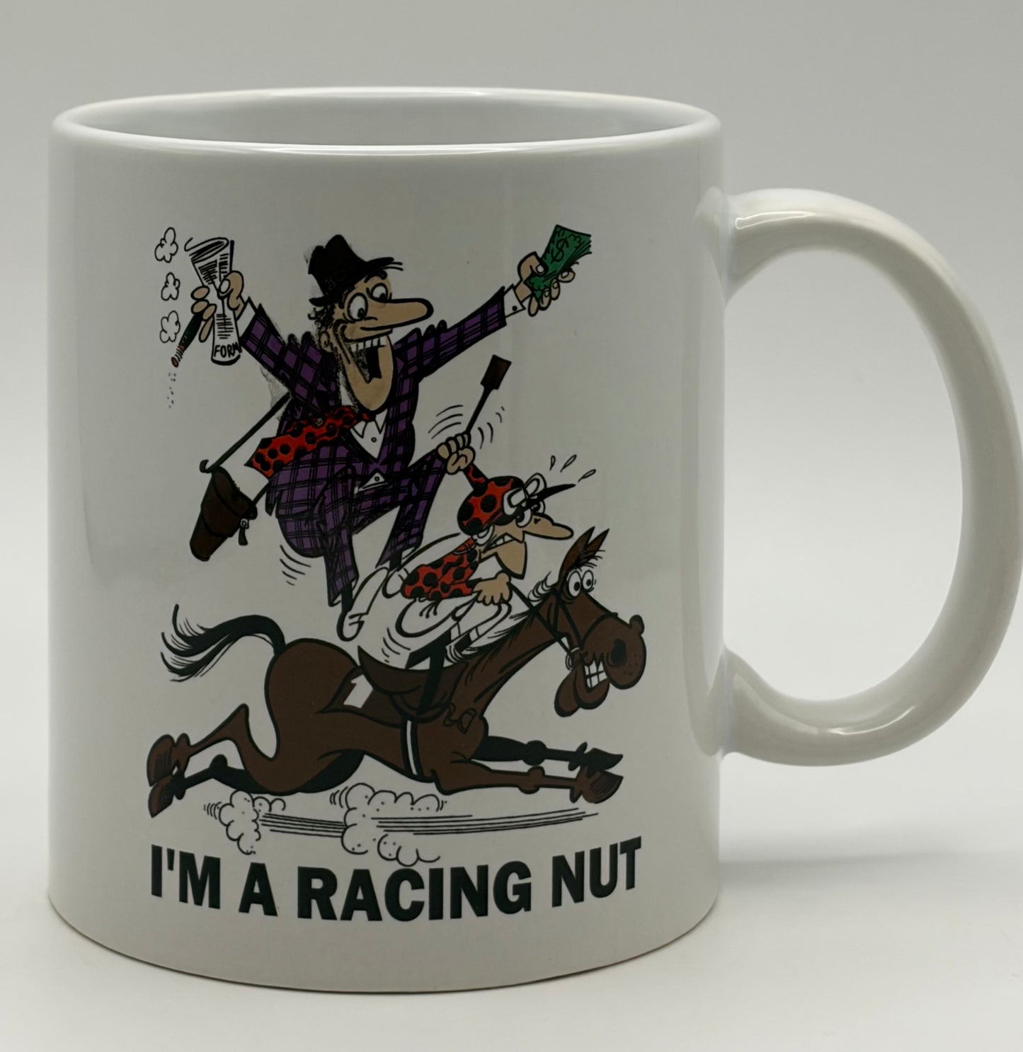 Racing nut mug