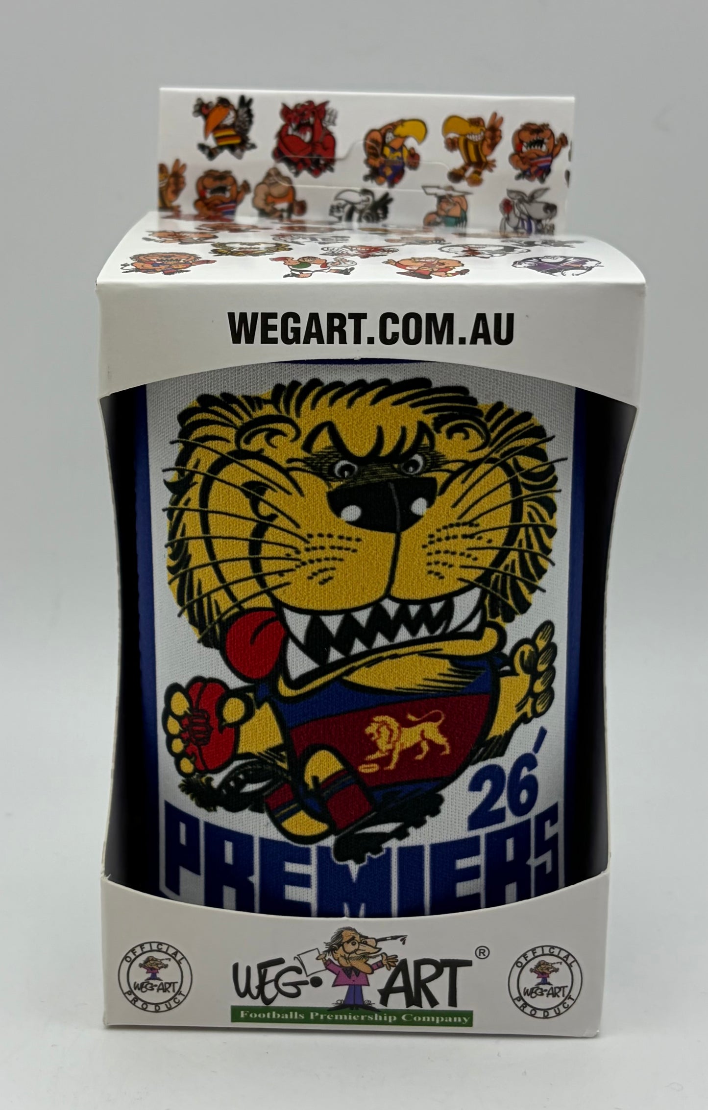 2026 Premiers Brisbane Lions WegArt Supporter Pack WEG