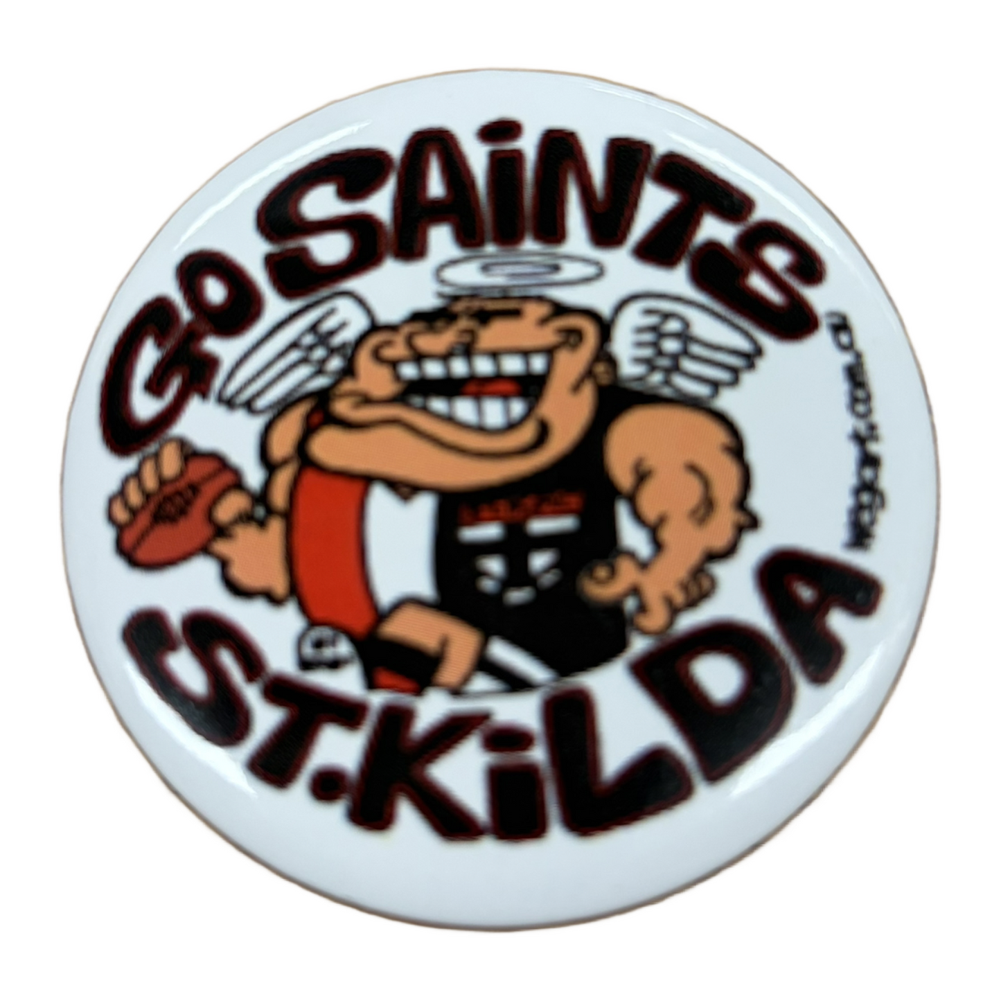 WegArt “Go Saints” Button Badge St Kilda Saints