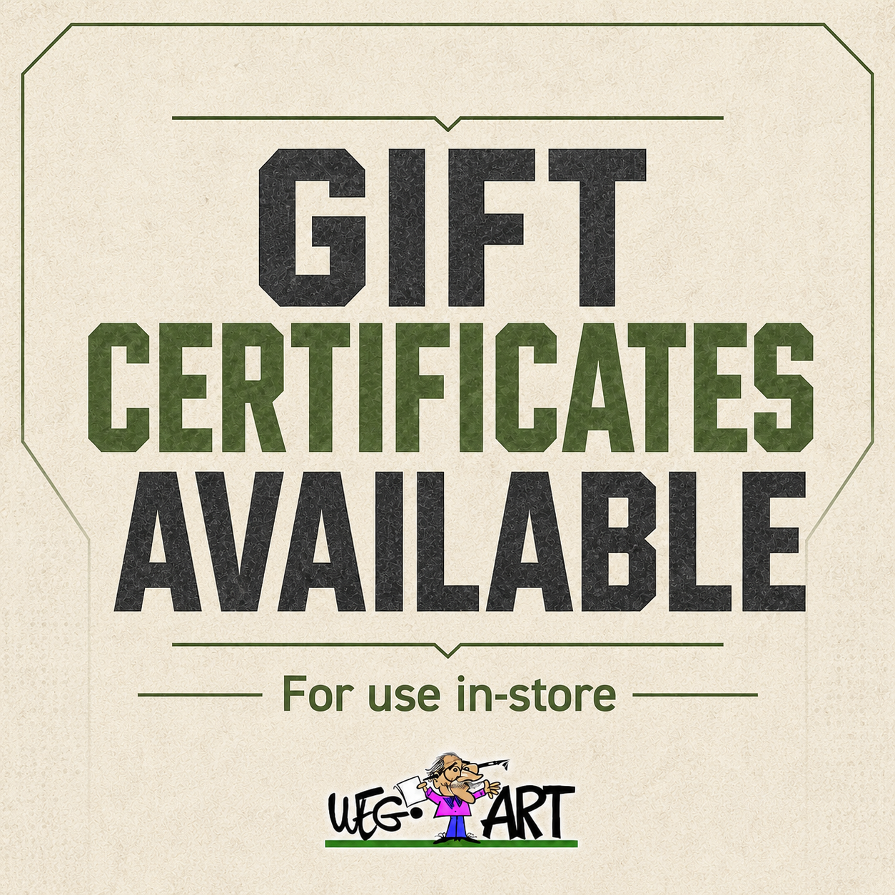 Gift certificate