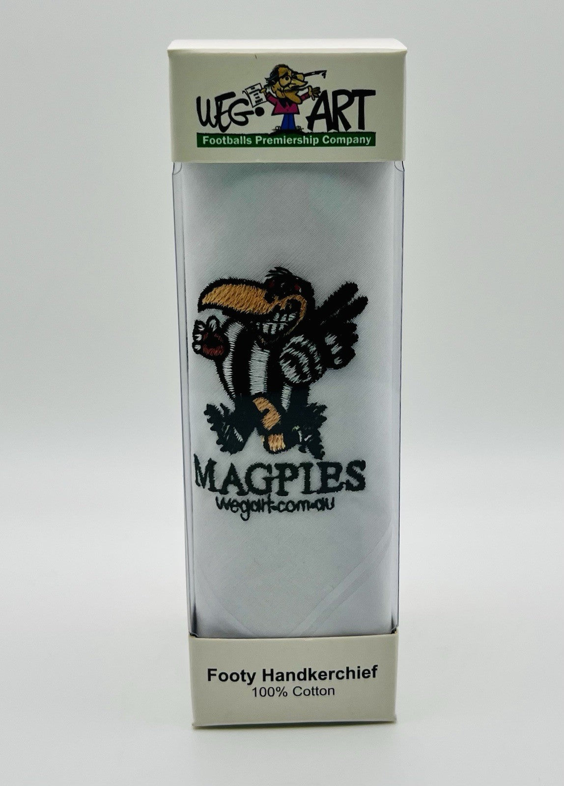 WegArt Gift Boxed Handkerchief Collingwood Magpies